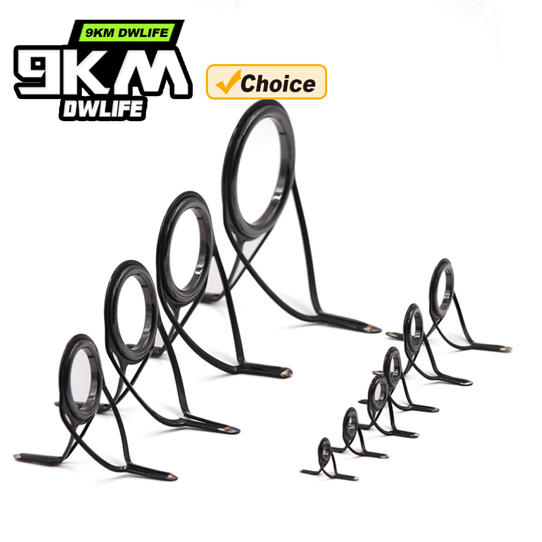 Fishing Equipment Rod - 9KM OB Curved Rod Guide Kit