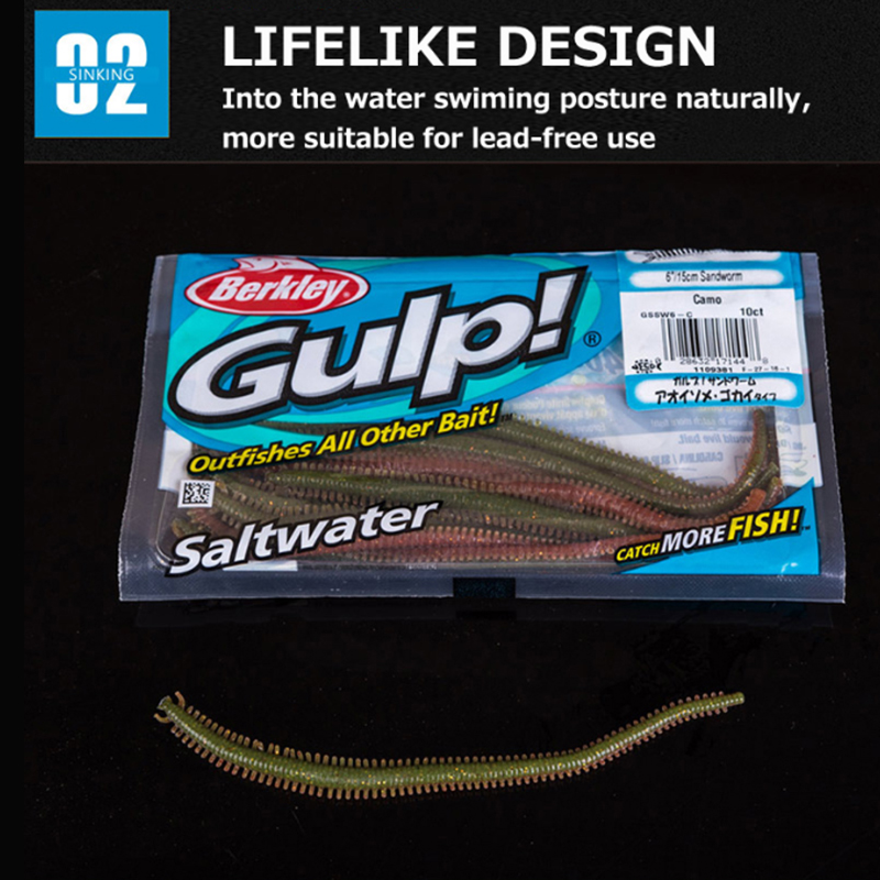 Original Berkley Brand Gulp  5 - Fishing Equipment Brands review and price