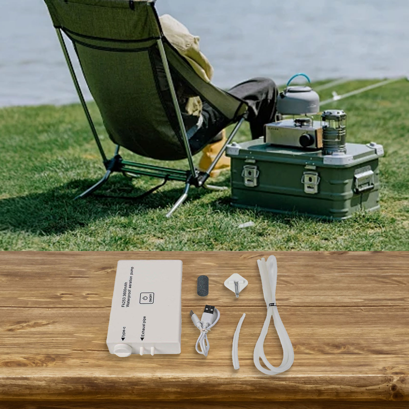 14*6*2.2cm Oxygen Pump Oxygen  - Fishing Equipment Brands review and price