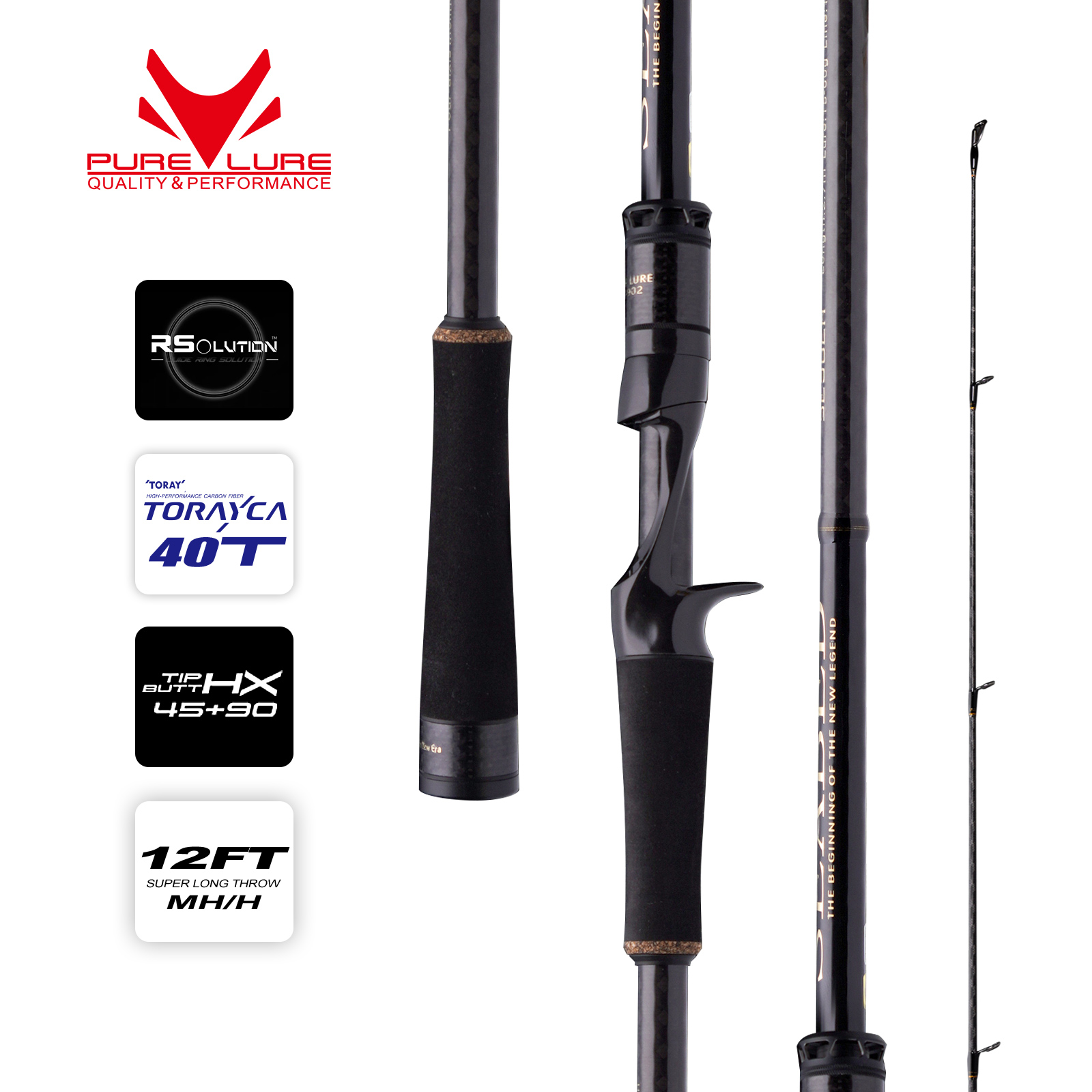 PURELURE SEABED 12FT 3.0m 3.3m - Fishing Equipment Brands review and price